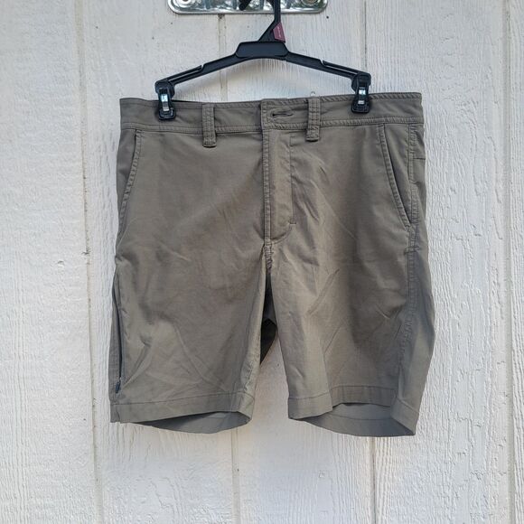 Prana Other - PrAna Shorts Mens 32 Green Stretch Zion Belted Cargo Lightweight Hiking Outdoors